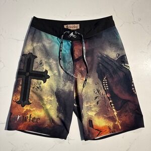 Y2K grunge Remetee Men's Board Shorts